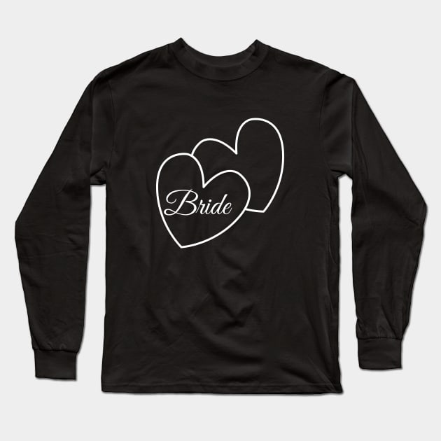 Bride Long Sleeve T-Shirt by Courtney's Creations